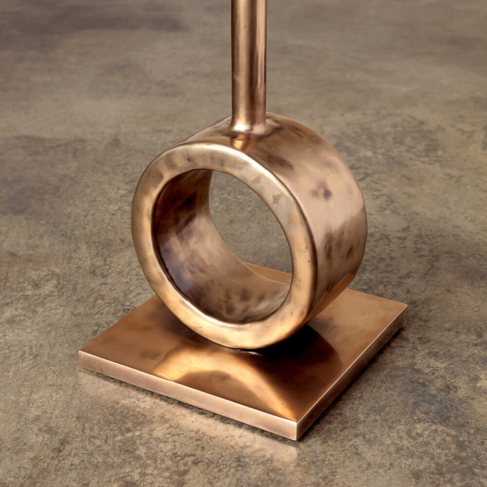 ARMATO BRONZE SIDE TABLE