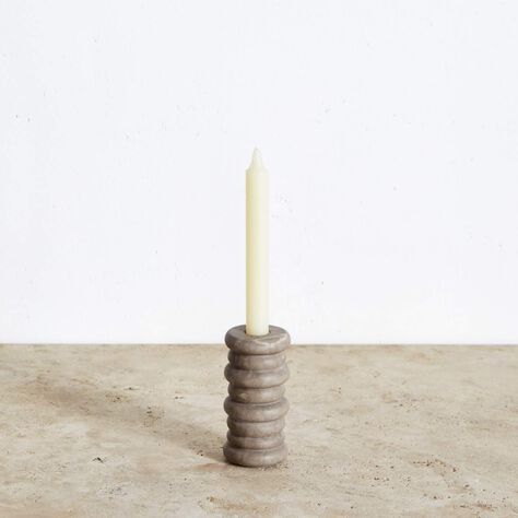 Rippled Medium Candle Holder