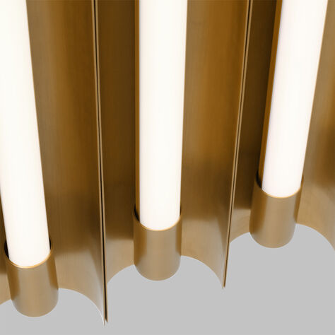 Carson Five Light Flush Mount