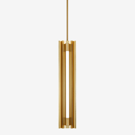 Carson Four Light Narrow Pendant