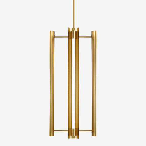 Carson Four Light Tall Pendant