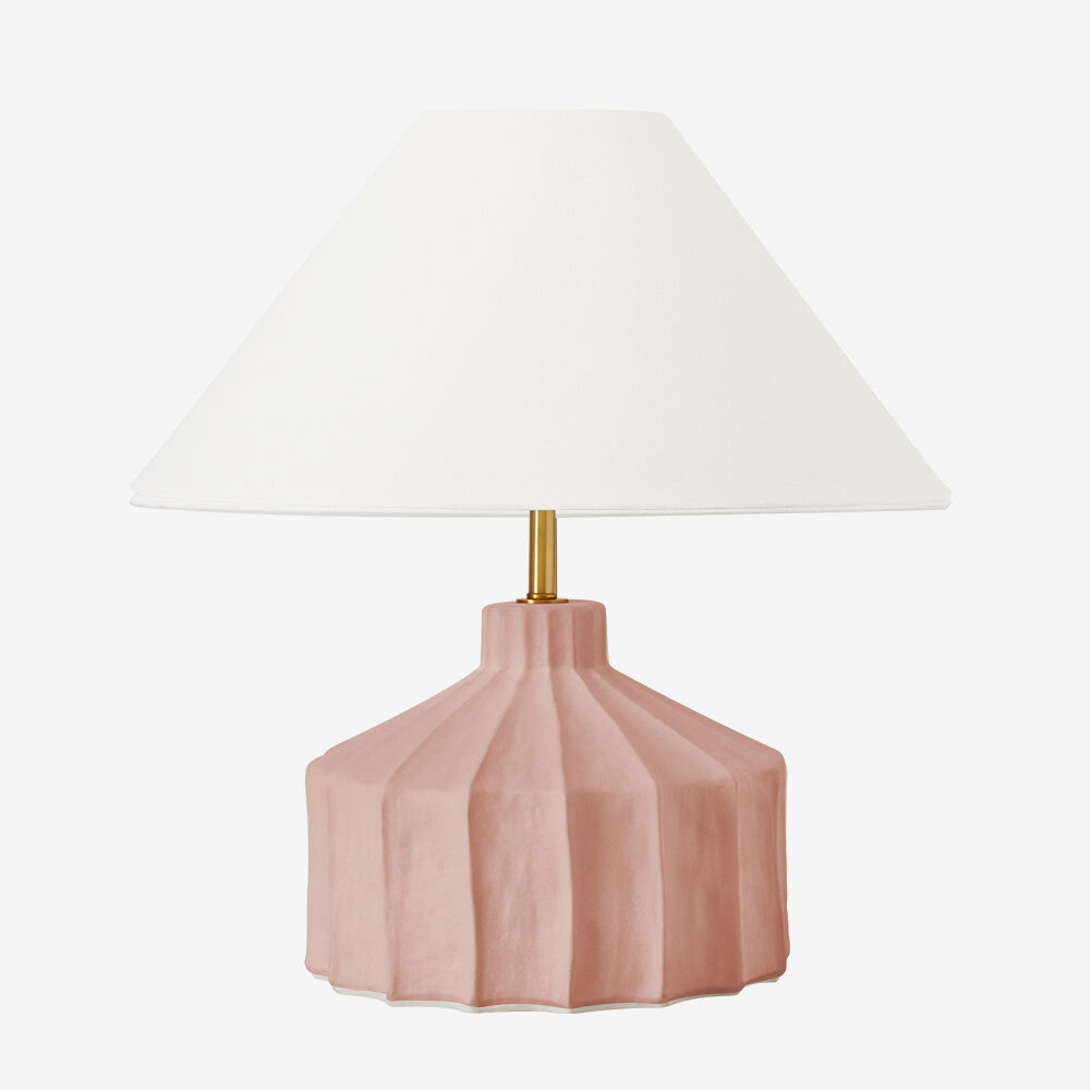 Veneto Medium Table Lamp - Dusty Rose