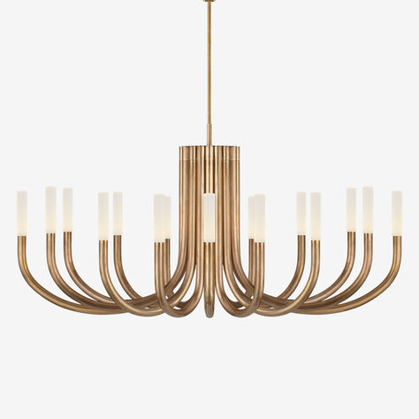 ROUSSEAU LARGE OVAL CHANDELIER