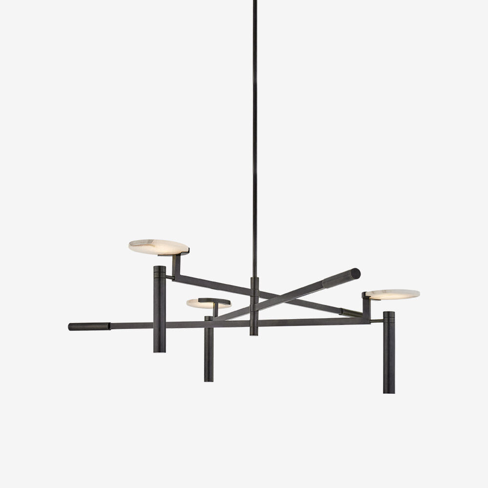MELANGE LARGE FLOATING DISC CHANDELIER