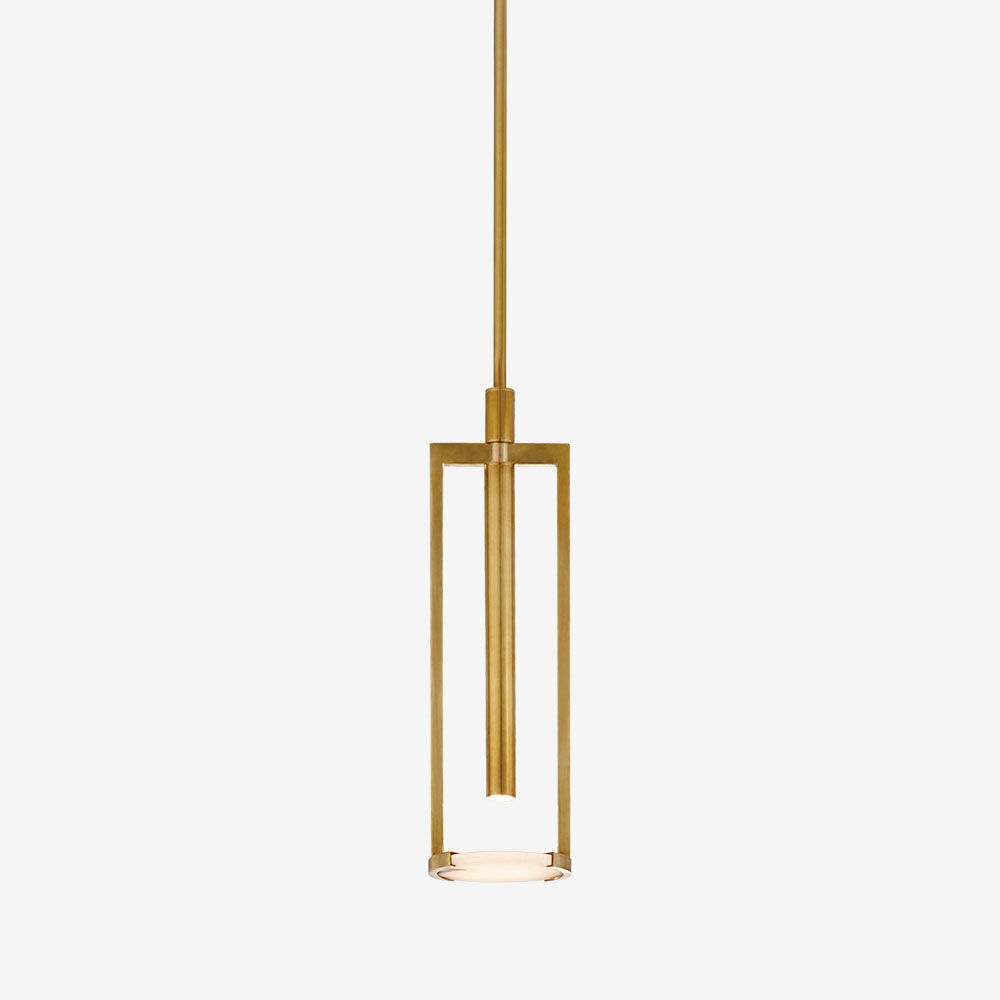 MELANGE SMALL FLOATING DISC PENDANT