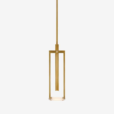 MELANGE SMALL FLOATING DISC PENDANT