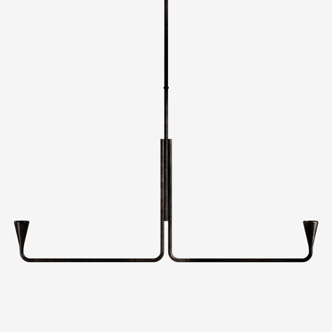 BRASSICA LARGE LINEAR CHANDELIER