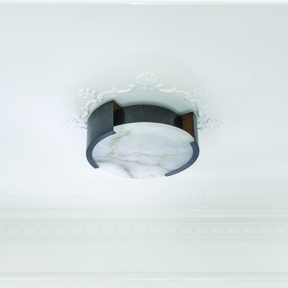 MELANGE LARGE FLUSH MOUNT LAMP