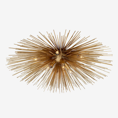 STRADA MEDIUM FLUSH MOUNT - GILD