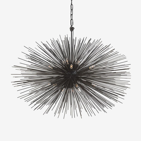 STRADA OVAL PENDANT - AGED IRON