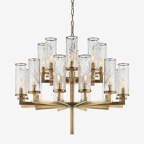 LIAISON TWO-TIER CHANDELIER