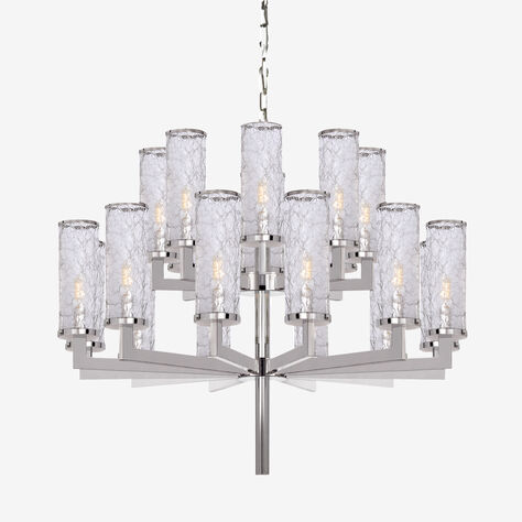 LIAISON TWO-TIER CHANDELIER