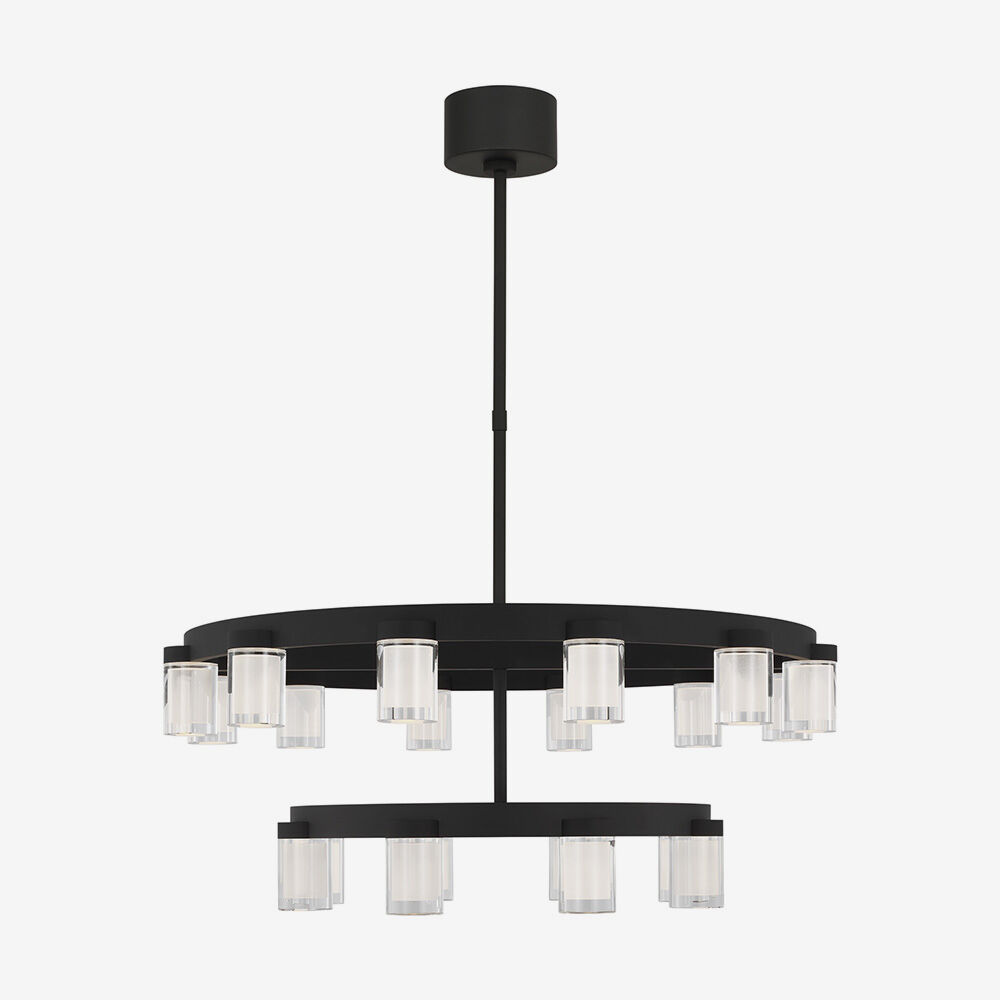 The Esfera Two Tier Medium 20-Light Chandelier