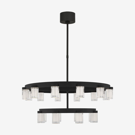 The Esfera Two Tier Medium 20-Light Chandelier