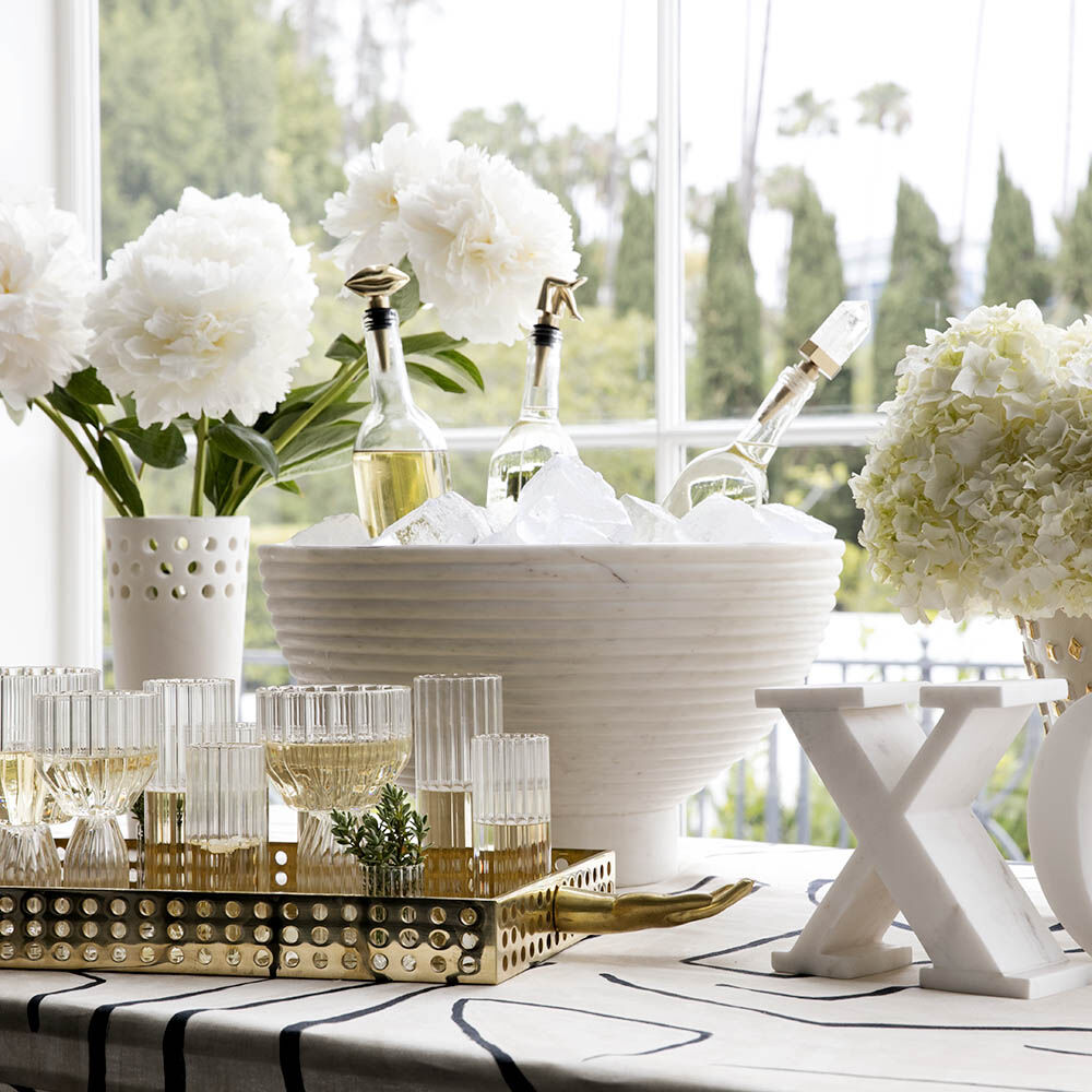LAUREL CHAMPAGNE BOWL