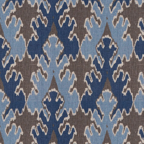 BENGAL BAZAAR FABRIC - GREY INDIGO