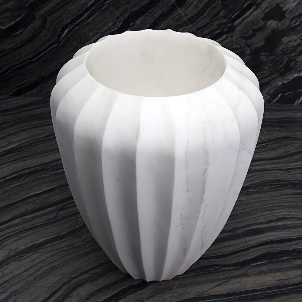 FLUTED LARGE VASE