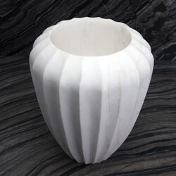 FLUTED LARGE VASE