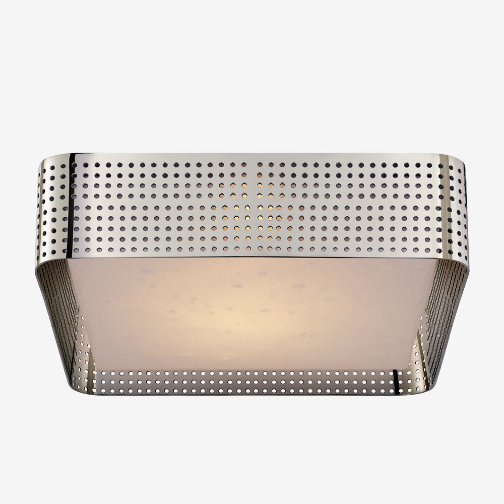 PRECISION LARGE FLUSH MOUNT - POLISHED NICKEL