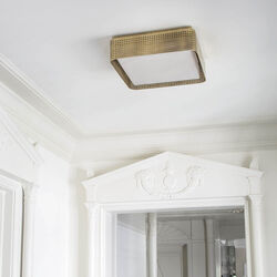 PRECISION LARGE FLUSH MOUNT - POLISHED NICKEL