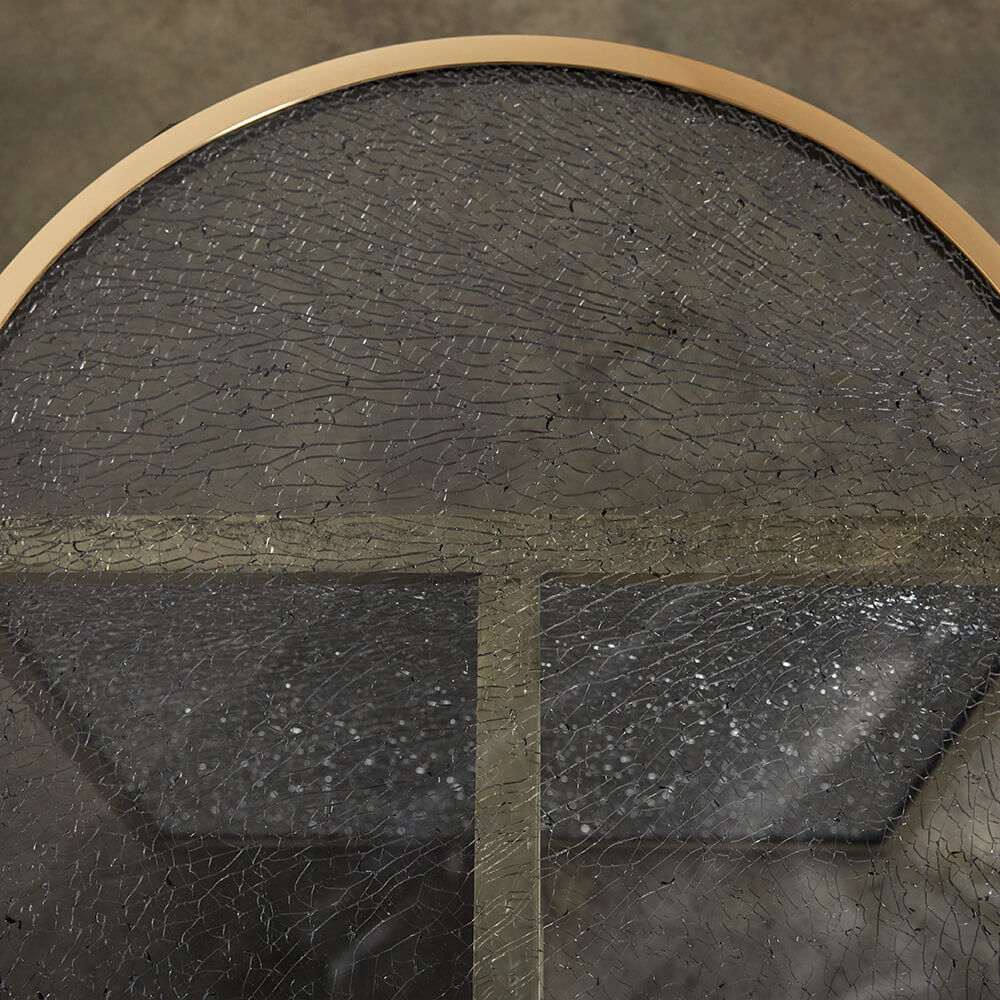 Superluxe Fractured Side Table