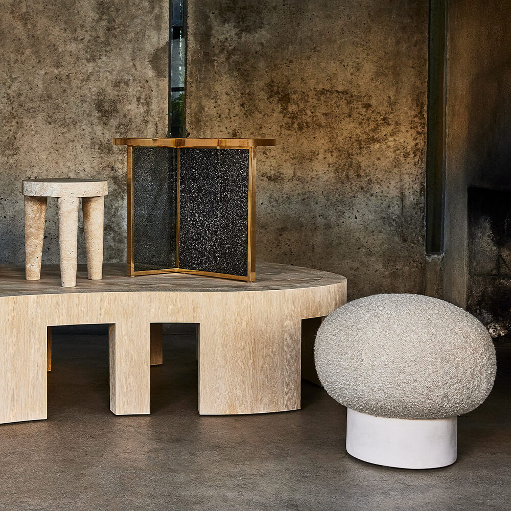 Superluxe Fractured Side Table