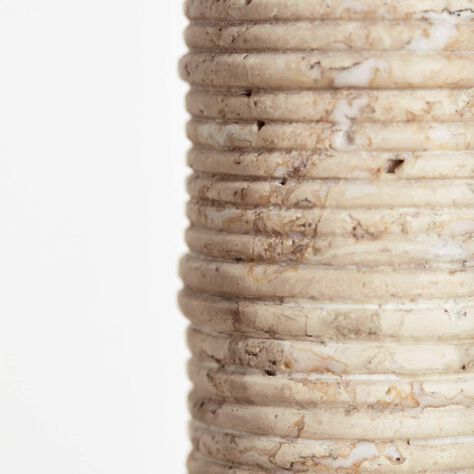 Ribbed Large Candle Holder
