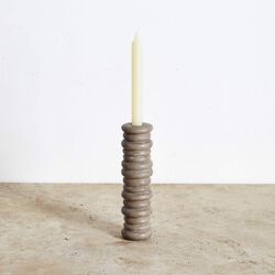 Rippled Large Candle Holder