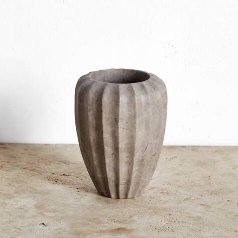 FLUTED SMALL VASE