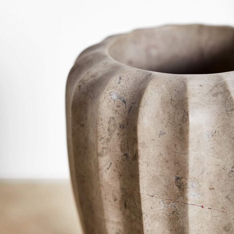 FLUTED SMALL VASE