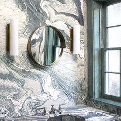 PRECISION CYLINDER SCONCE - POLISHED NICKEL