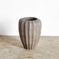 FLUTED SMALL VASE