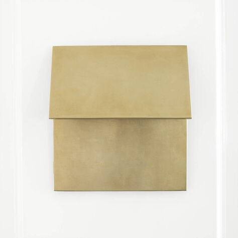 ESKER SINGLE FOLD SCONCE - BRASS