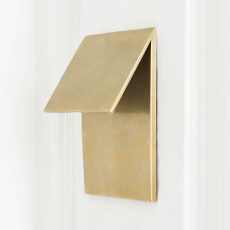 ESKER SINGLE FOLD SCONCE - BRASS