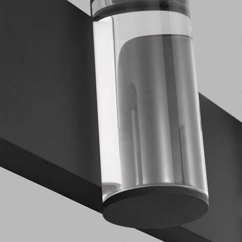 Kelly Wearstler Esfera 1-light dimmable LED small sconce with polished nickel finish