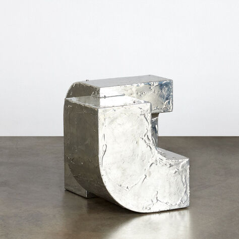 Pewter Side Table