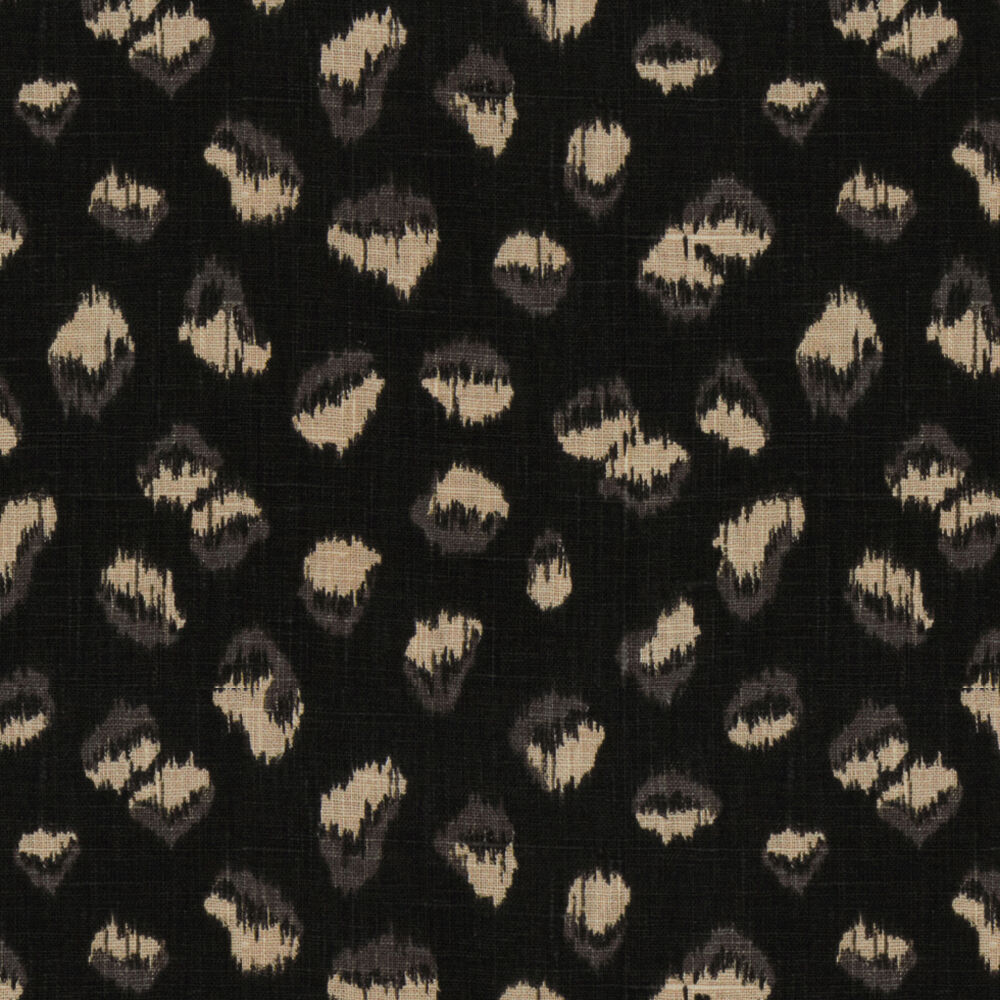 FELINE FABRIC EBONY BEIGE - SAMPLE
