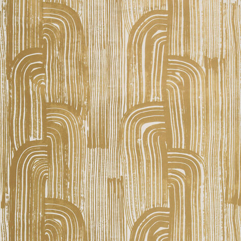 CRESCENT WALLPAPER - GOLD IVORY