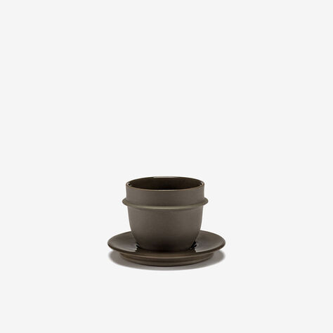Dune Espresso Cup & Saucer, Set of 4