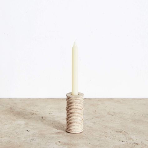 Ribbed Medium Candle Holder