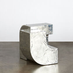 Pewter Side Table