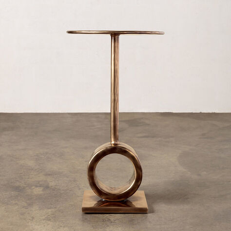 ARMATO BRONZE SIDE TABLE
