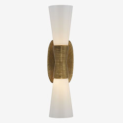 UTOPIA SMALL DOUBLE BATH SCONCE