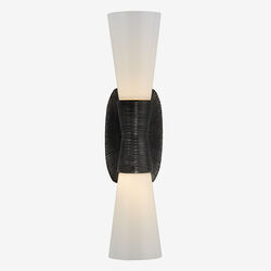 UTOPIA SMALL DOUBLE BATH SCONCE