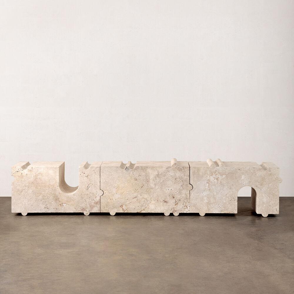 HUME MODULAR STONE BENCH
