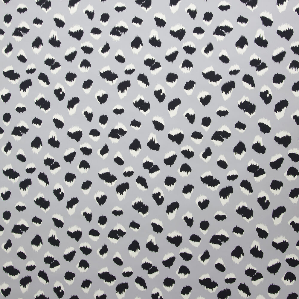 FELINE WALLPAPER - GREY BLACK