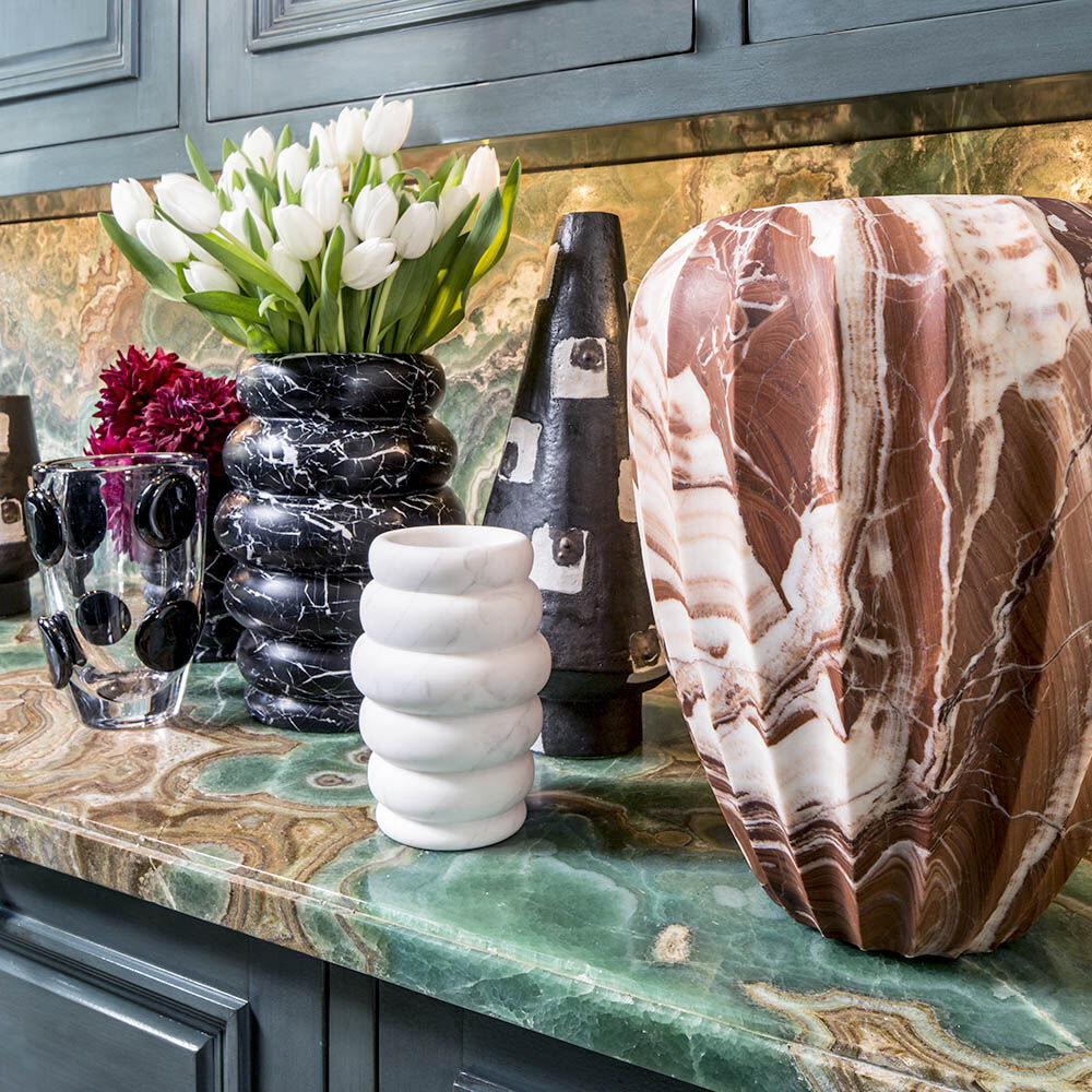 FLUTED LARGE VASE