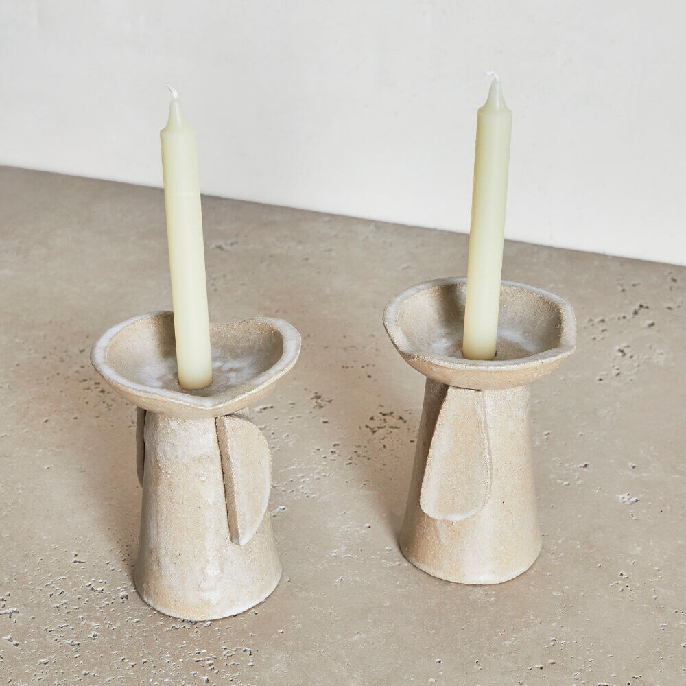 Morgan Peck Coupe Candle Holders
