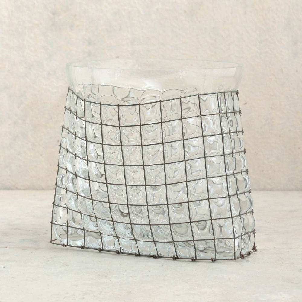 Grid Bag Vase