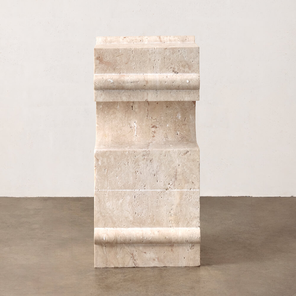 HUME STONE SIDE TABLE image number 2